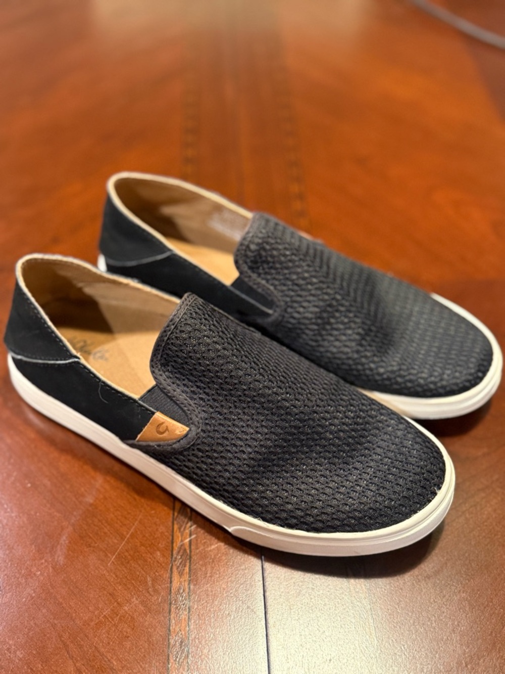 OluKai “Peuhea” Black Slip-On Woven Loafers. Still on Nordstroms website